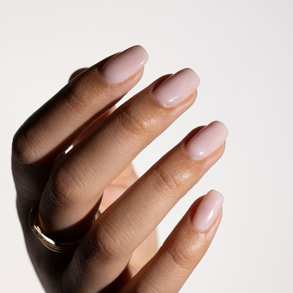 Gelous Spilt Milk gel nail polish - photographed in New Zealand on model