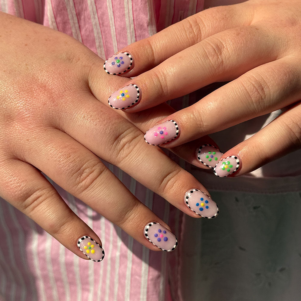 Gelous Tickled Pink gel nail polish - photographed in New Zealand on model