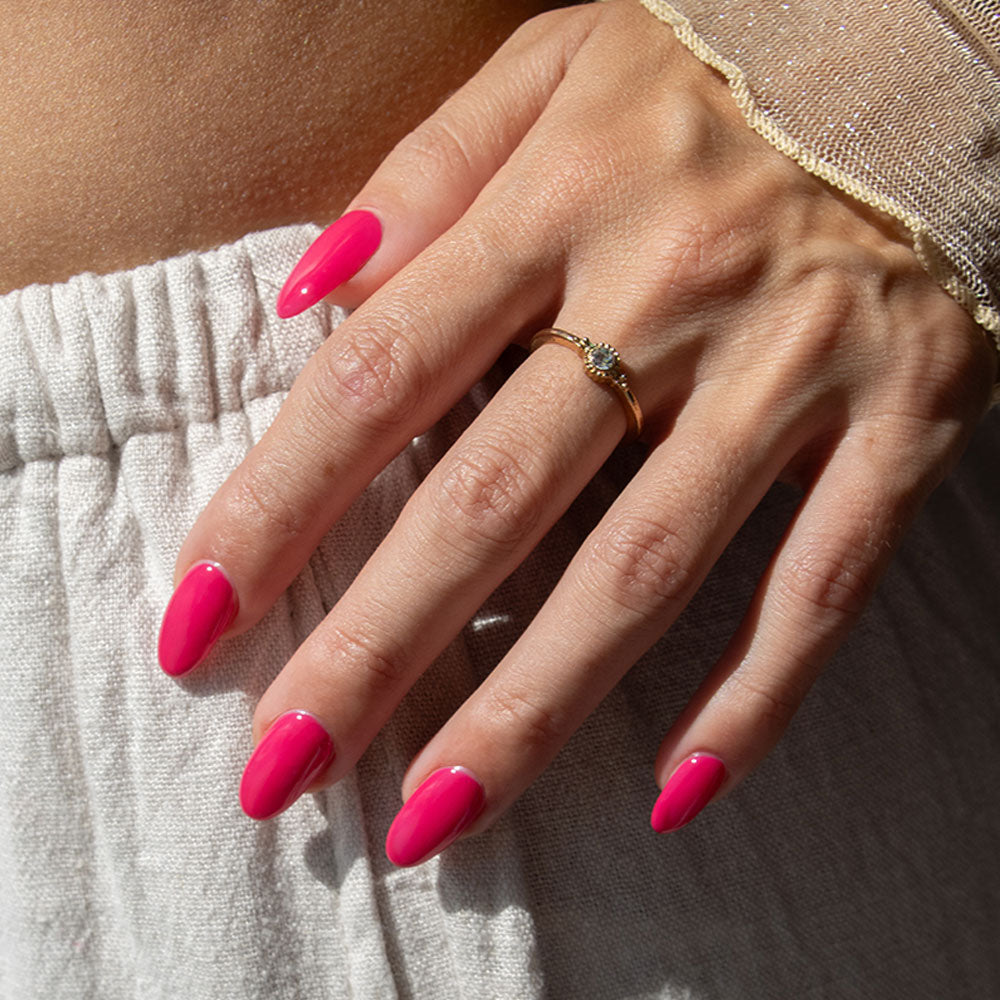 Gelous Very Berry HEMA & TPO-Free gel nail polish - photographed in New Zealand
