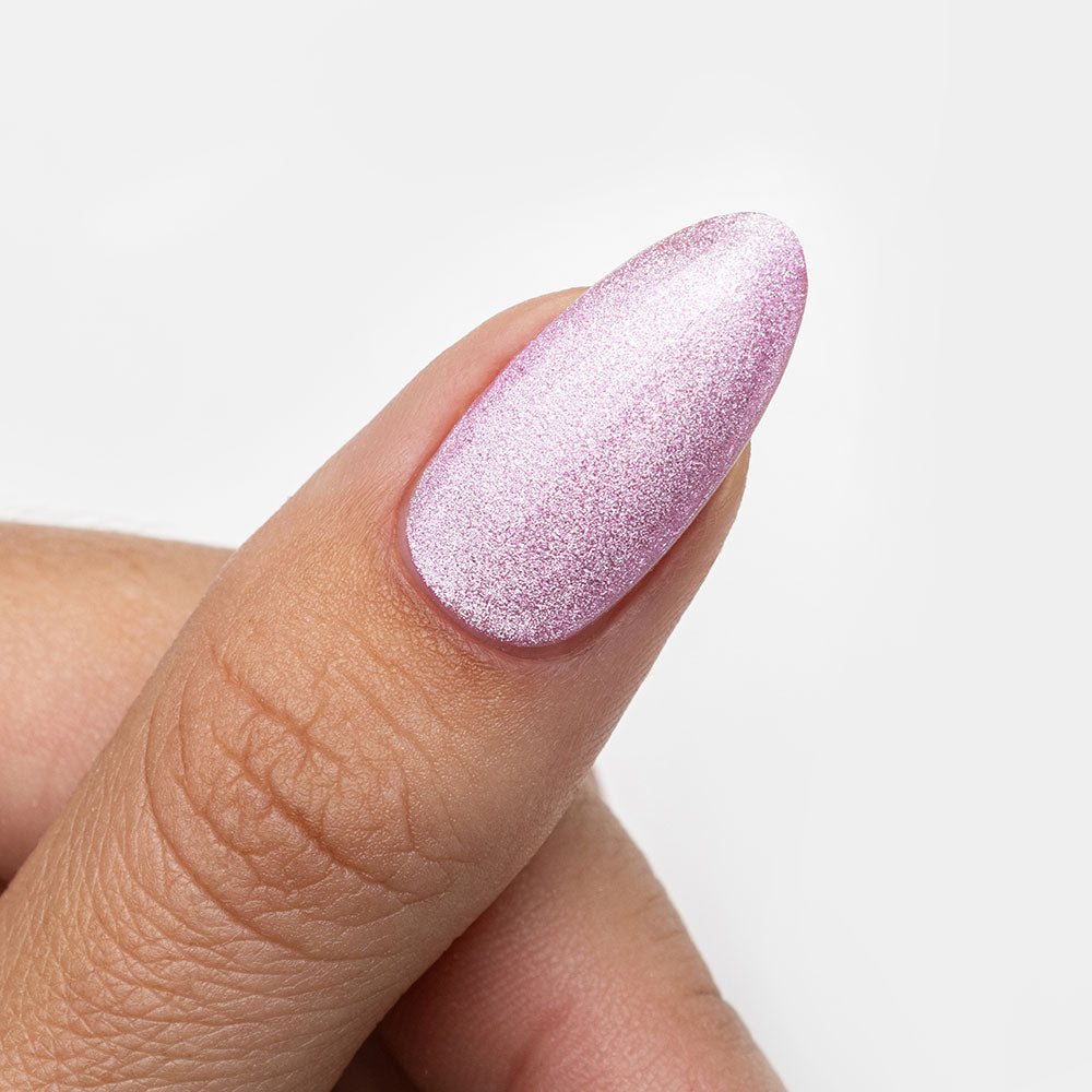 Gelous Velvet Blush HEMA & TPO Free gel nail polish swatch - photographed in New Zealand on model