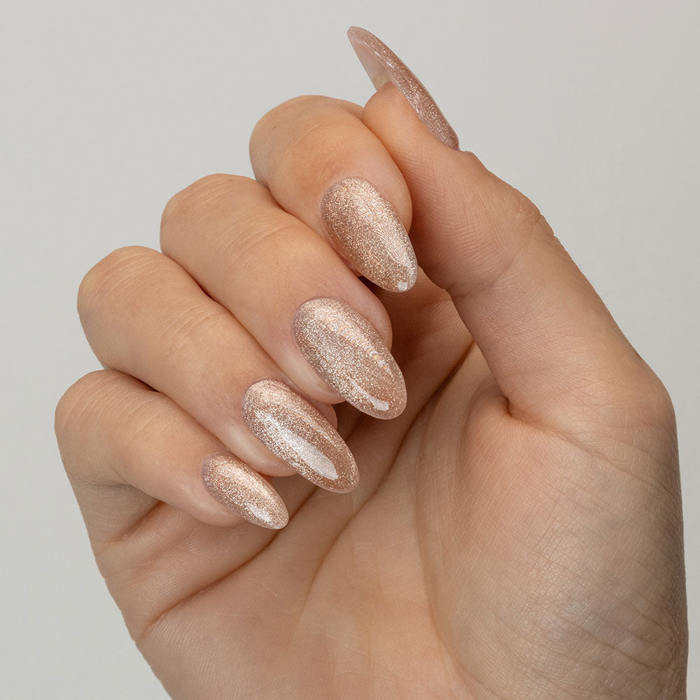 Gelous Velvet Dune gel nail polish - photographed in New Zealand on model