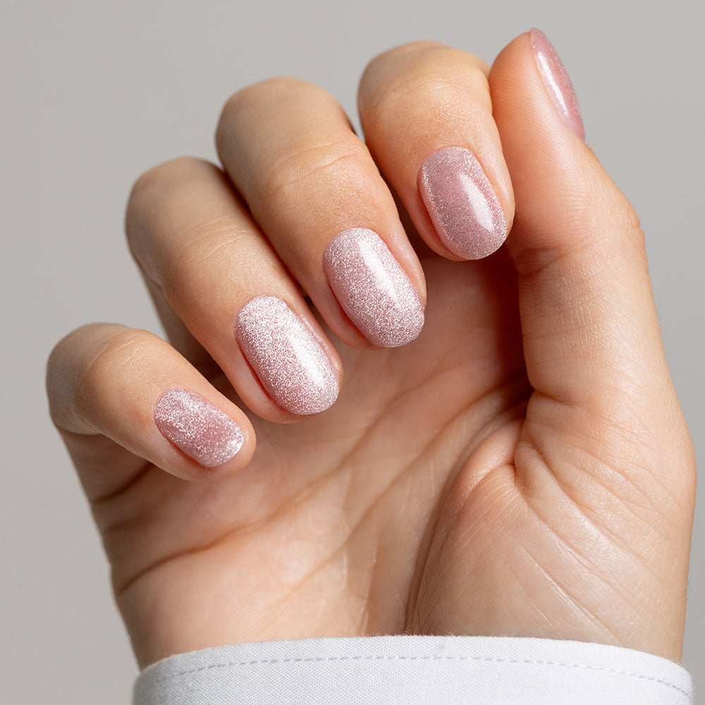 Gelous Velvet Sugar gel nail polish - photographed in New Zealand on model