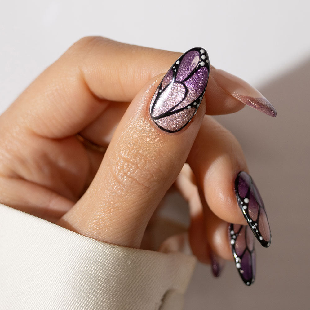 Gelous Velvet Sugar gel nail polish - photographed in New Zealand on model