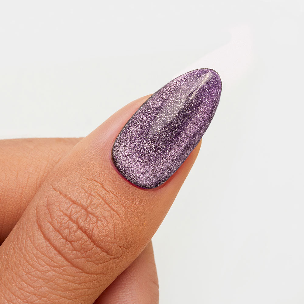 Gelous Velvet Spell HEMA & TPO Free gel nail polish swatch - photographed in New Zealand on model