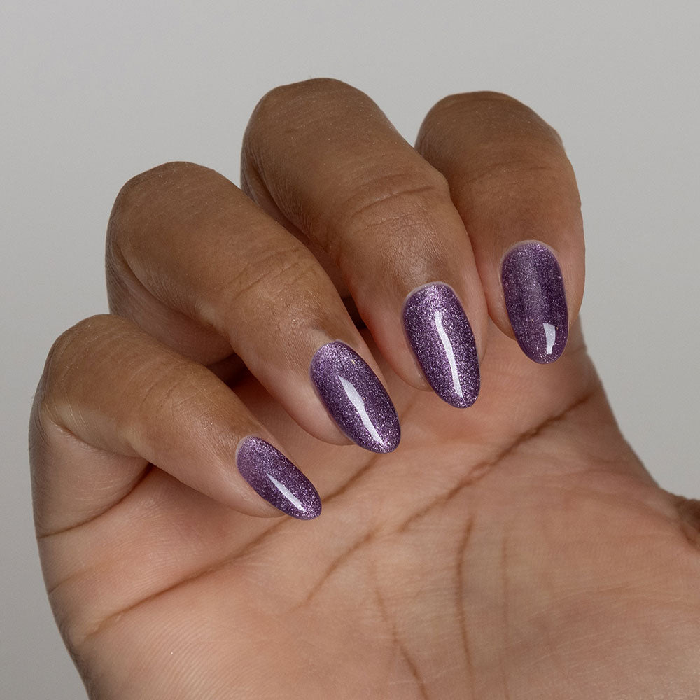 Gelous Velvet Spell gel nail polish - photographed in New Zealand on model