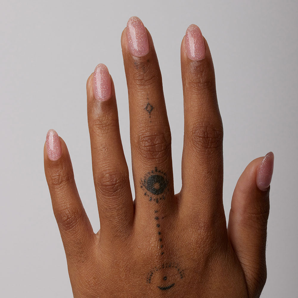 Gelous Whispering Angel gel nail polish - photographed in New Zealand on model