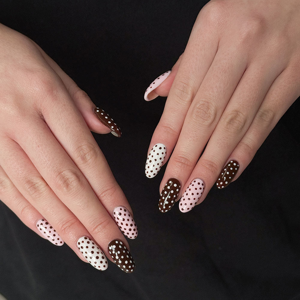 Gelous Just White gel nail polish - photographed in New Zealand on model