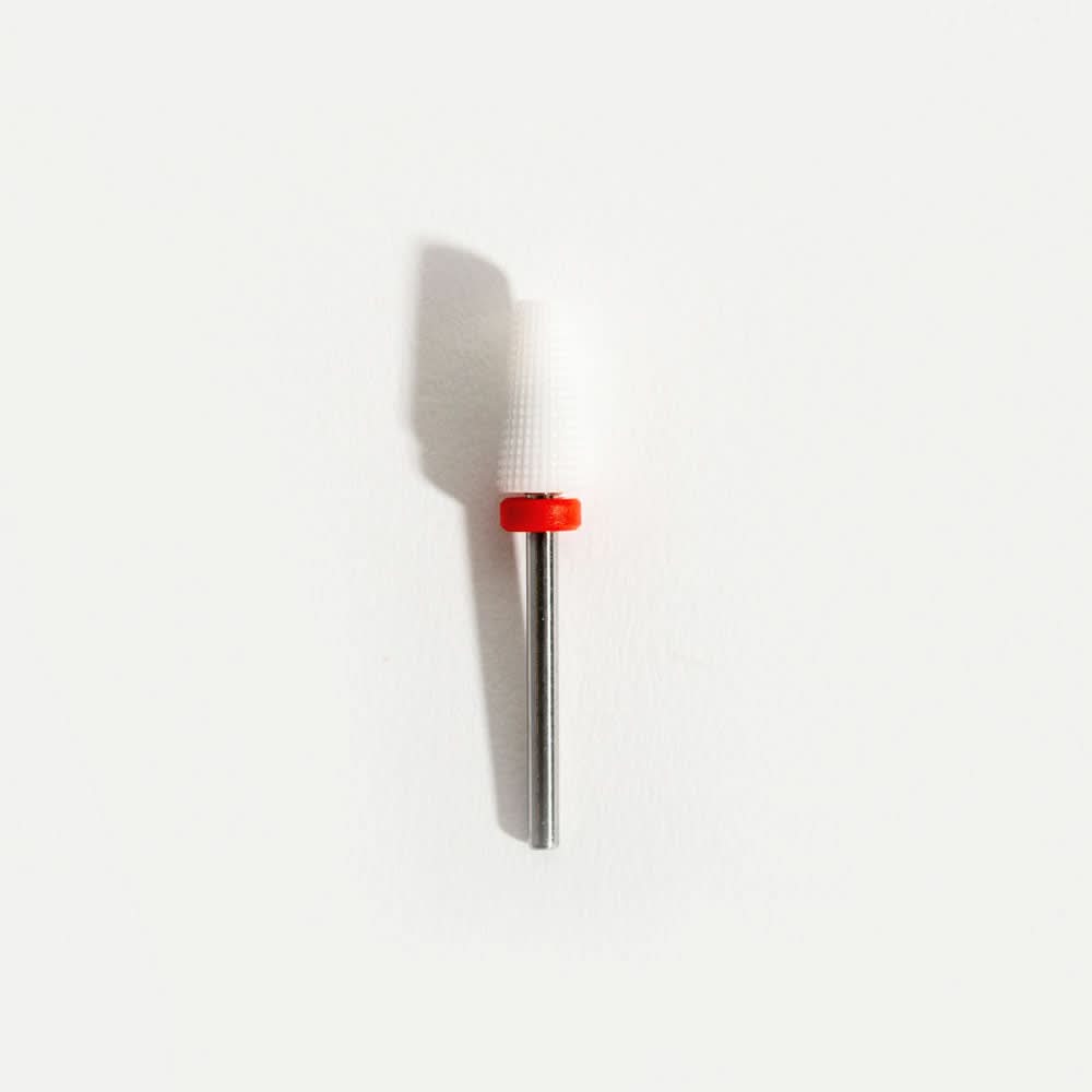 Gel Nail Polish Tapered Barrel Ceramic Drill Bit (Fine) product photo - photographed in New Zealand