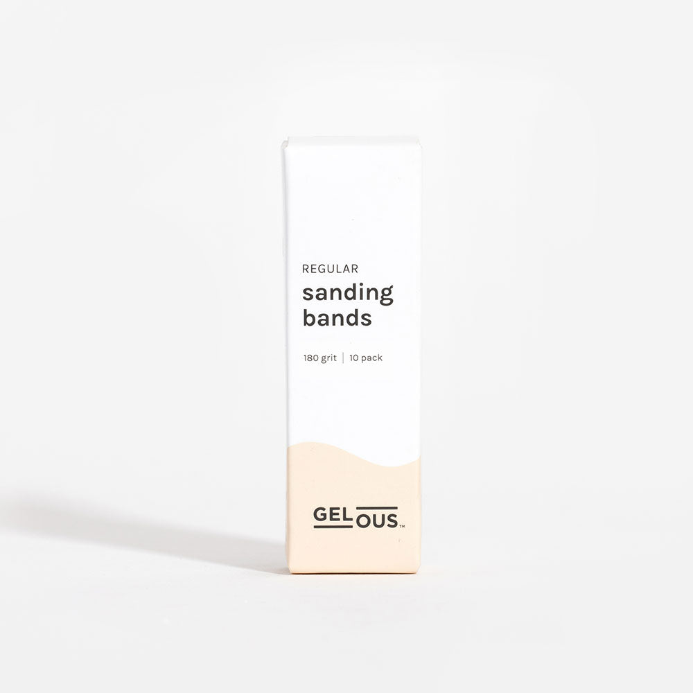 Gel Nail Polish Sanding Band (180 Grit) 10 Pack product photo - photographed in New Zealand