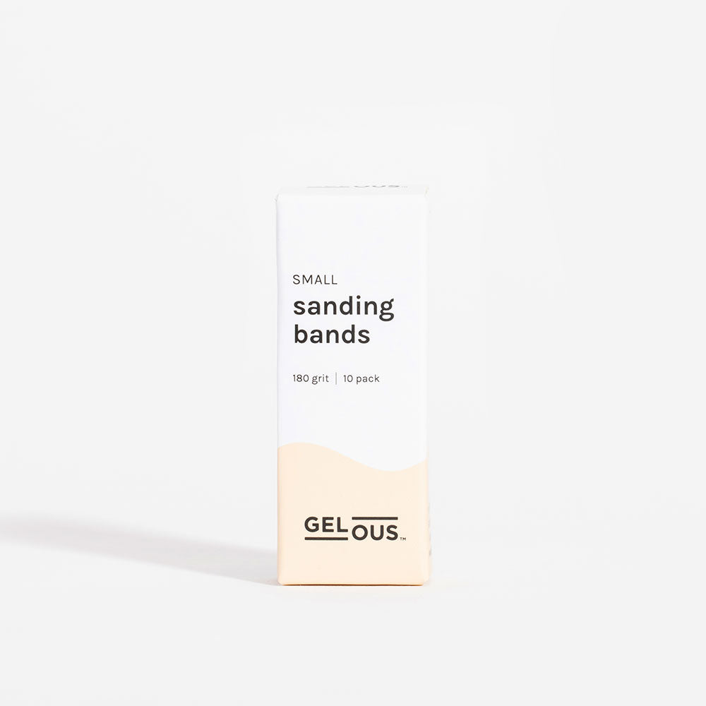 Gel Nail Polish Small Sanding Band (180 Grit) 10 Pack product photo - photographed in New Zealand