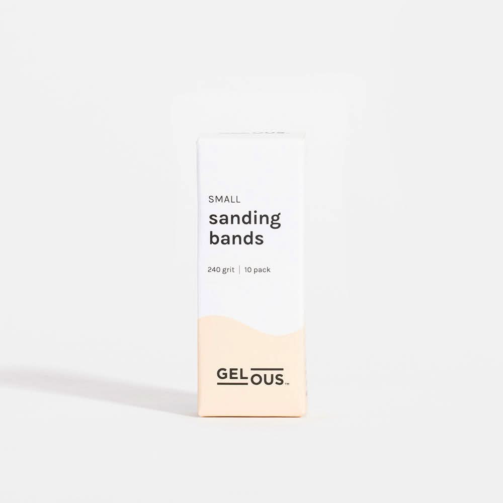 Gel Nail Polish Small Sanding Band (240 Grit) 10 Pack product photo - photographed in New Zealand