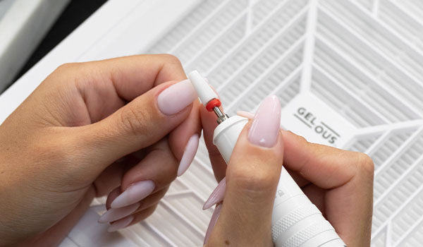 Removing Gel Nail Polish using your E-File Pen and Dust Collector - photographed in New Zealand