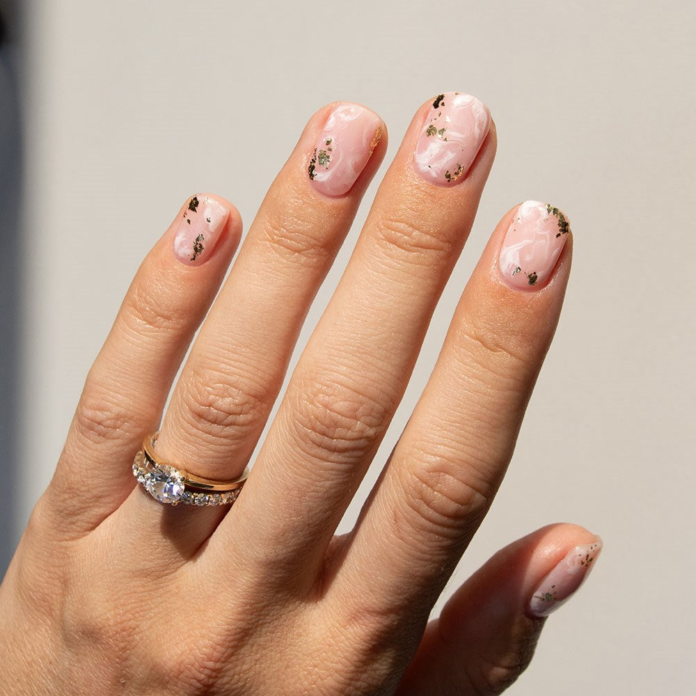 Gelous Gold Leaf Nail Art product photo - photographed in New Zealand