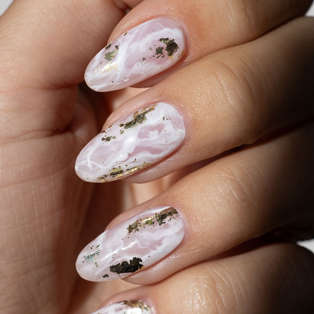 Gelous Gold Leaf Nail Art product photo - photographed in New Zealand