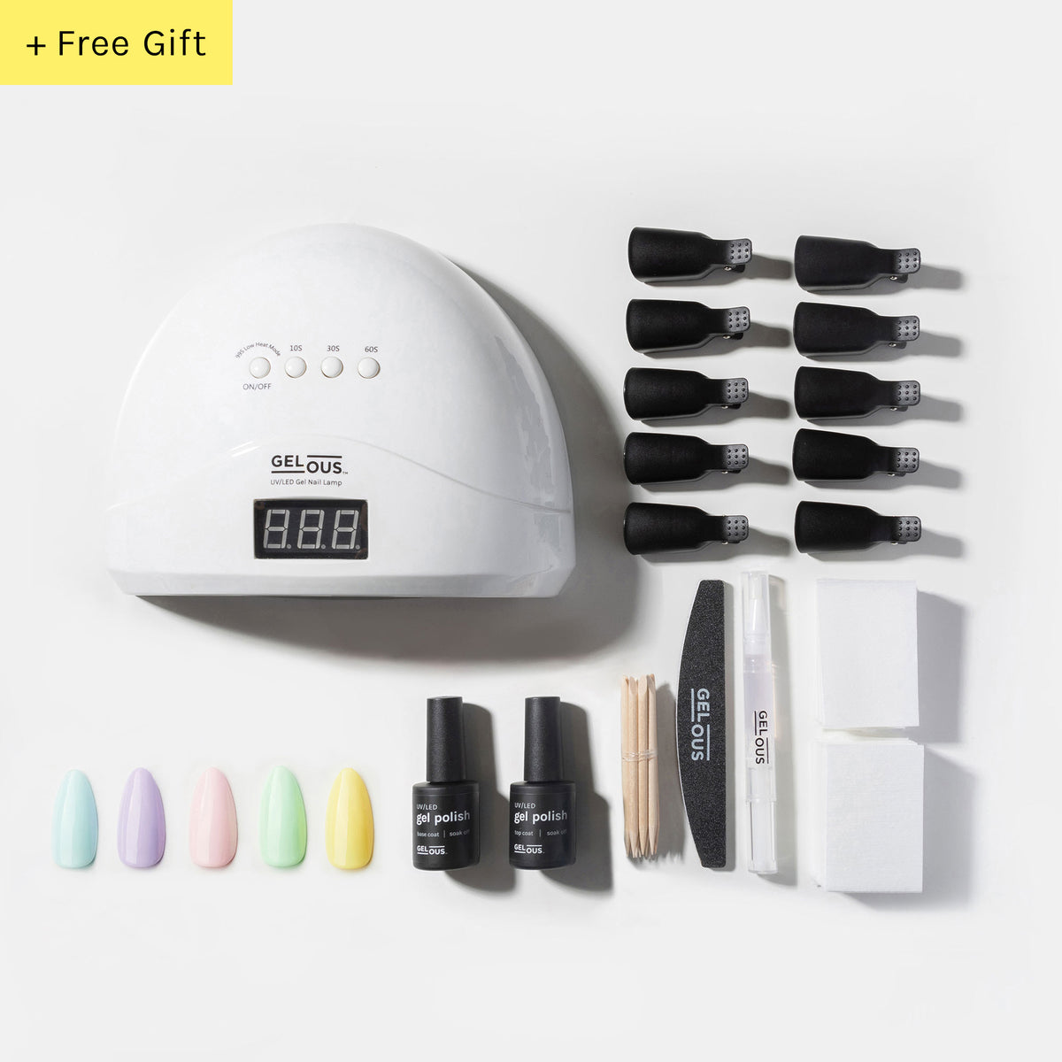 Gelous gel nail polish Pastel Ultimate Starter Kit - photographed in New Zealand