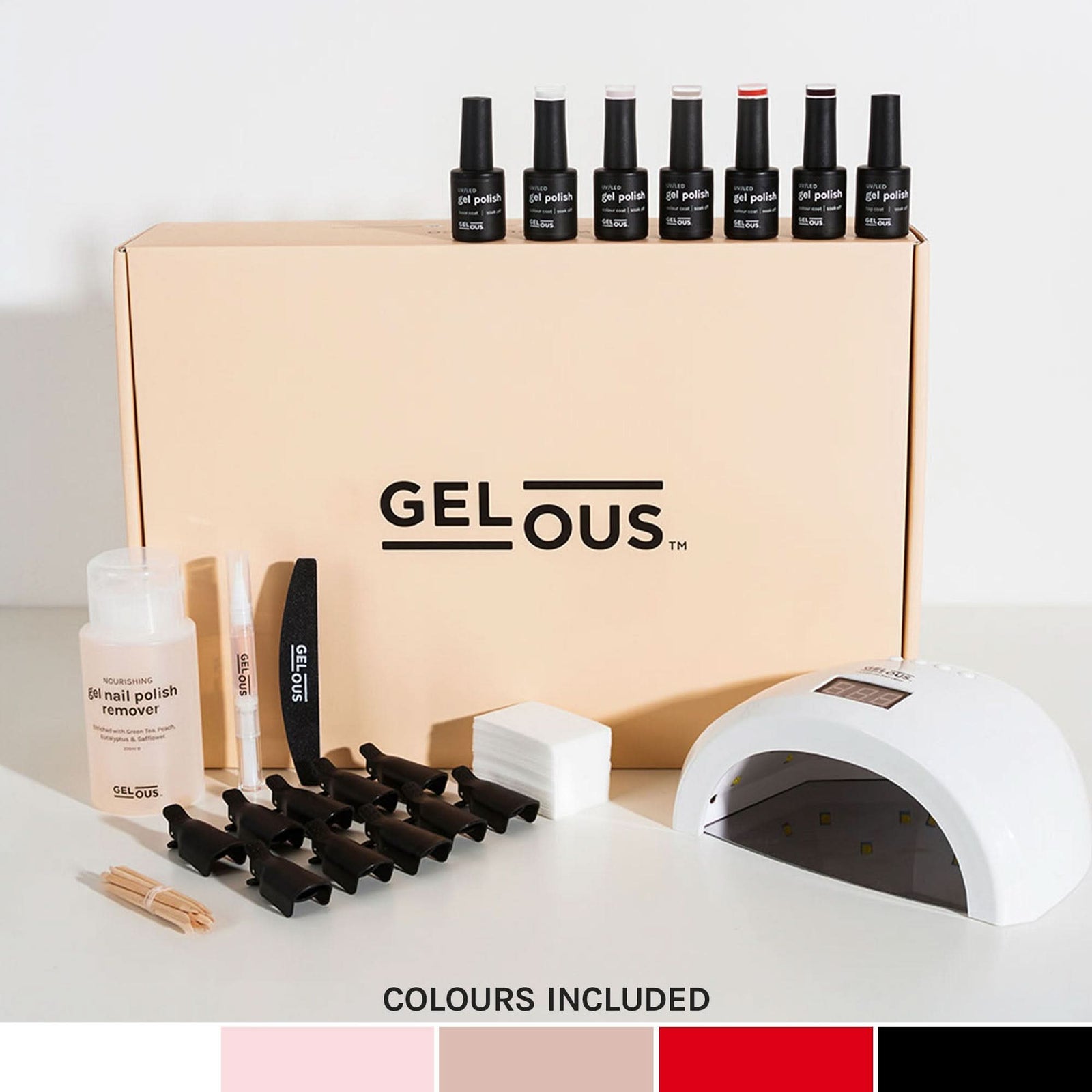 Gelous gel nail polish Best Sellers Ultimate Starter Kit - photographed in New Zealand