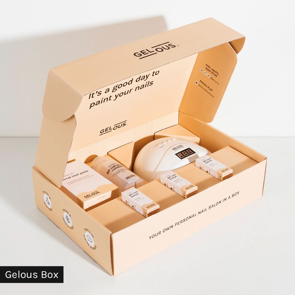 Gelous Starter Kit Branded Box - photographed in New Zealand