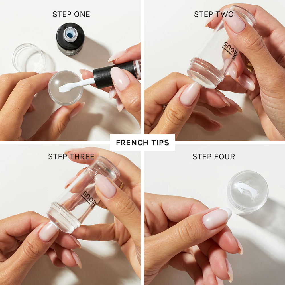 Gelous Silicone Nail Stamper for French Tips - photographed in New Zealand