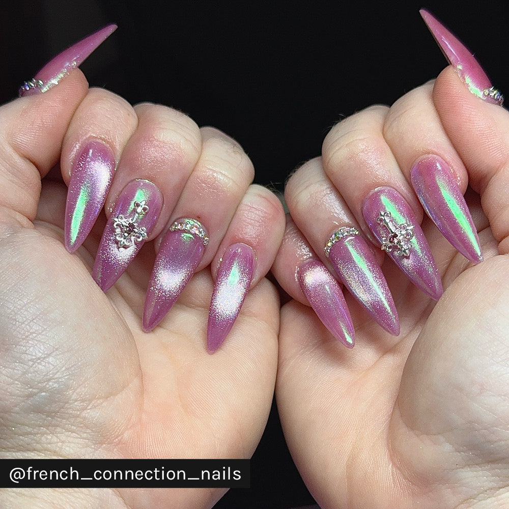 Gelous Pink Lemonade chrome powder - Instagram Photo