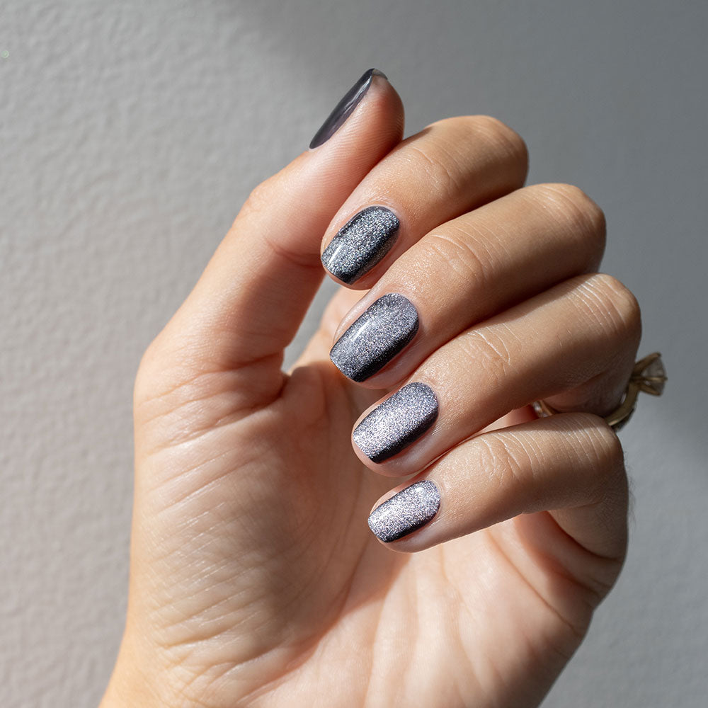 Gelous Velvet Night gel nail polish - photographed in New Zealand on model