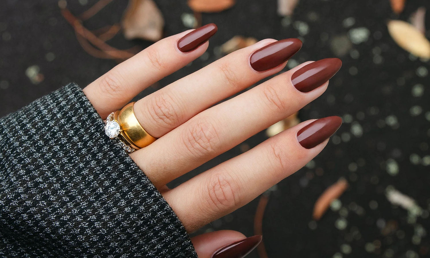 Gelous Cocoa Loco Gel Nail Polish - photographed in New Zealand on model