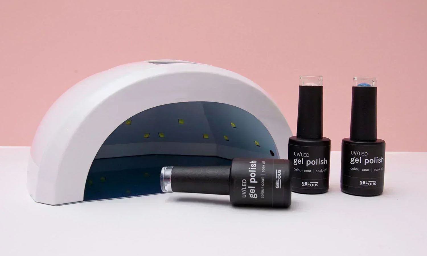 Gelous UV/LED Gel Nail Lamp and Gel Nail Polish colours - photographed in New Zealand