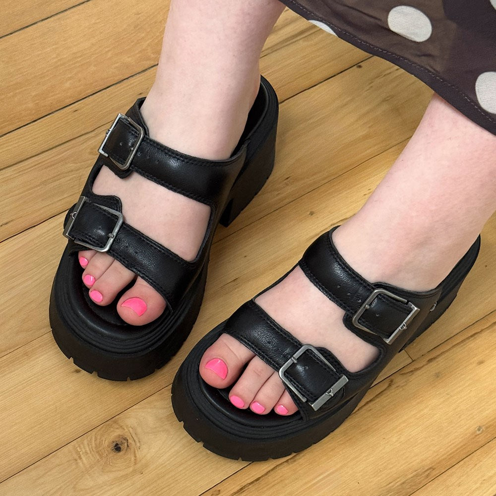 Gelous Bright Pink 3-in-1 pedicure polish - photographed in New Zealand on model