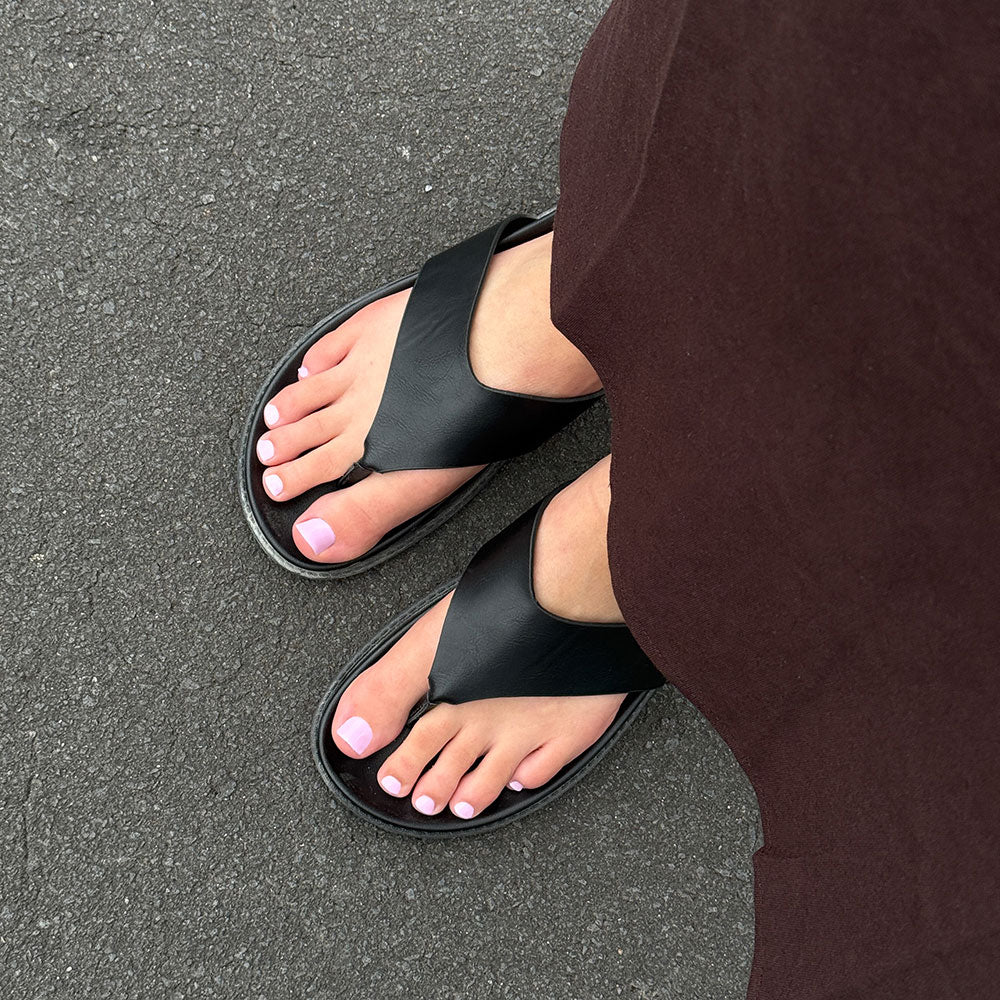 Gelous Pastel Pink 3-in-1 pedicure polish - photographed in New Zealand on model