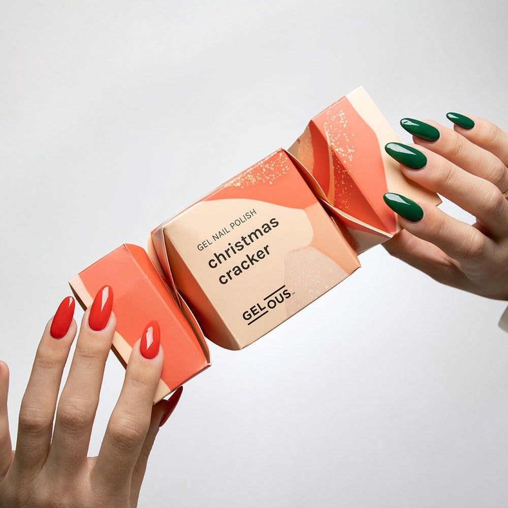 Gelous gel nail polish Christmas Cracker: Classic Gel Polish Duo - photographed in New Zealand