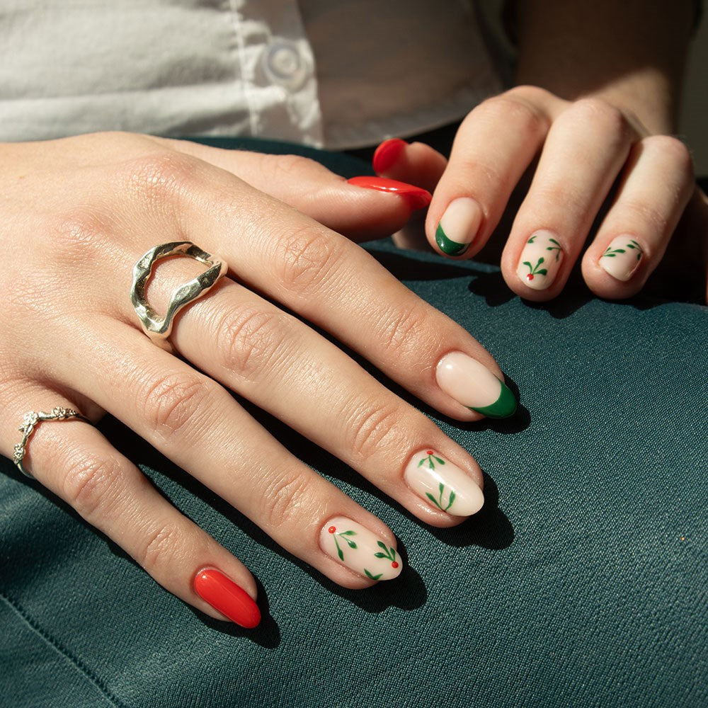 Gelous gel nail polish Christmas Cracker: Classic Gel Polish Duo - photographed in New Zealand