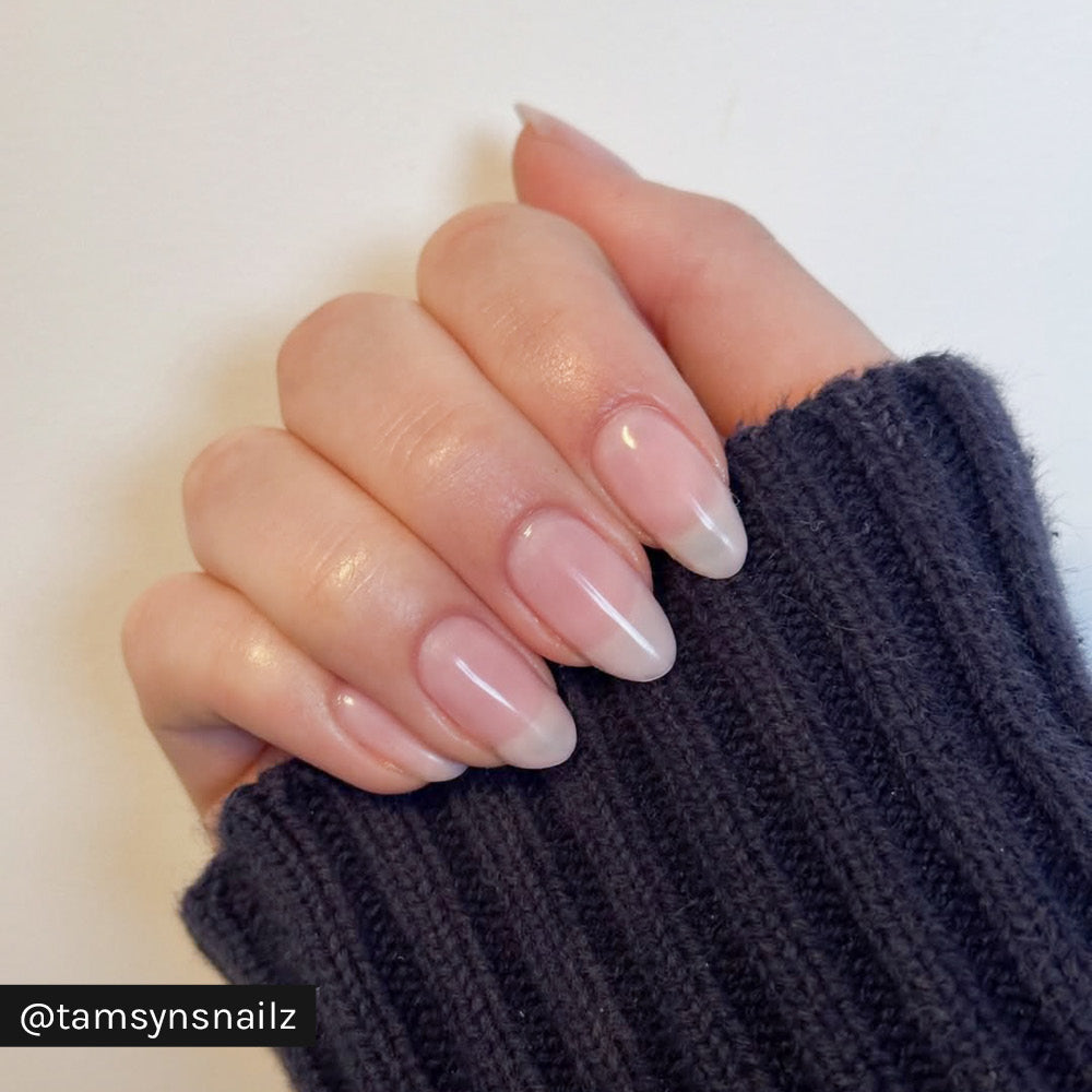 Gelous Pink Rubber Base Coat gel nail polish - Instagram Photo