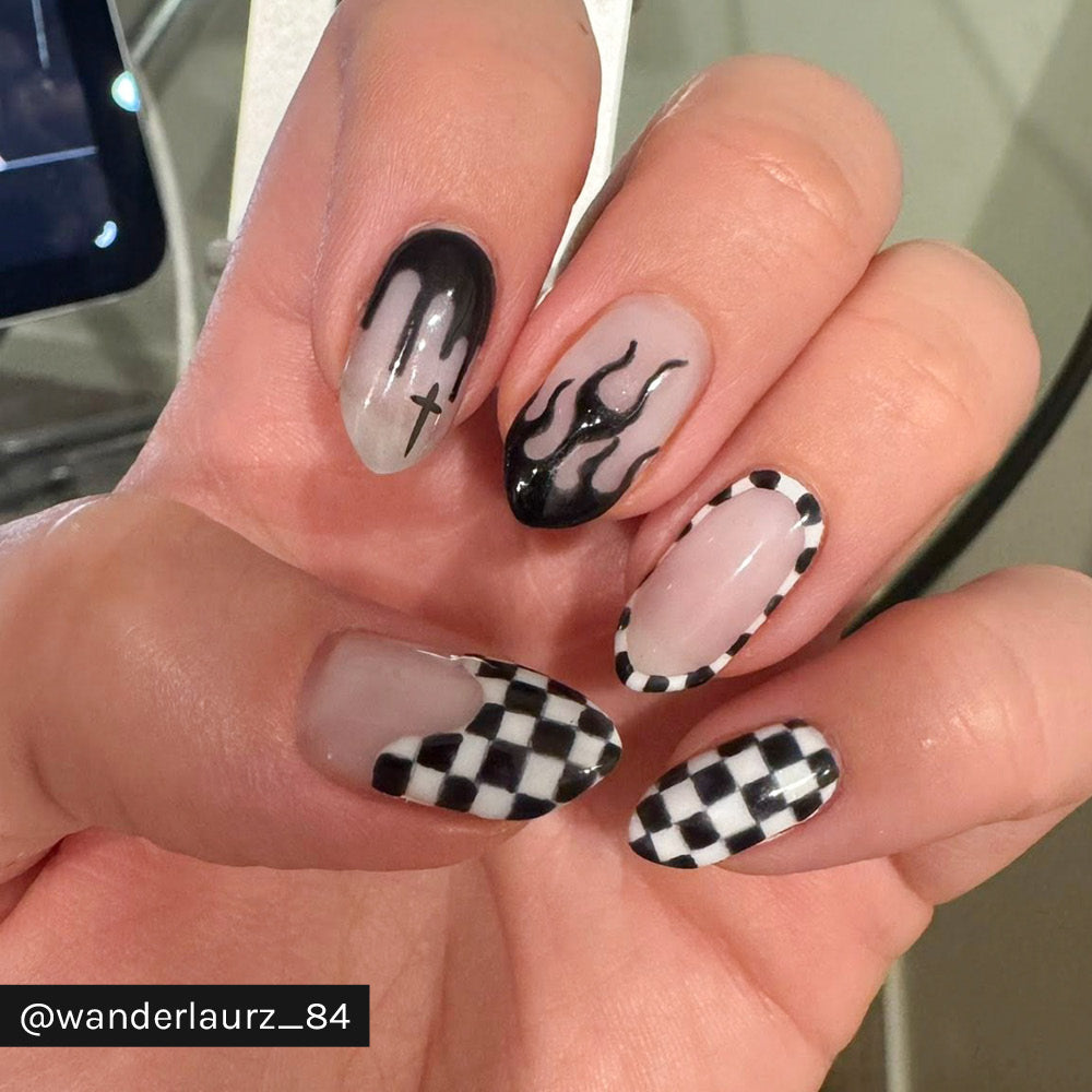 Gelous Black Out gel nail polish - Instagram Photo