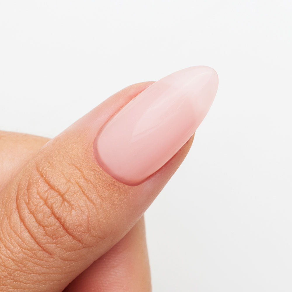 Gelous Pink Builder Gel gel nail polish - photographed in New Zealand on model