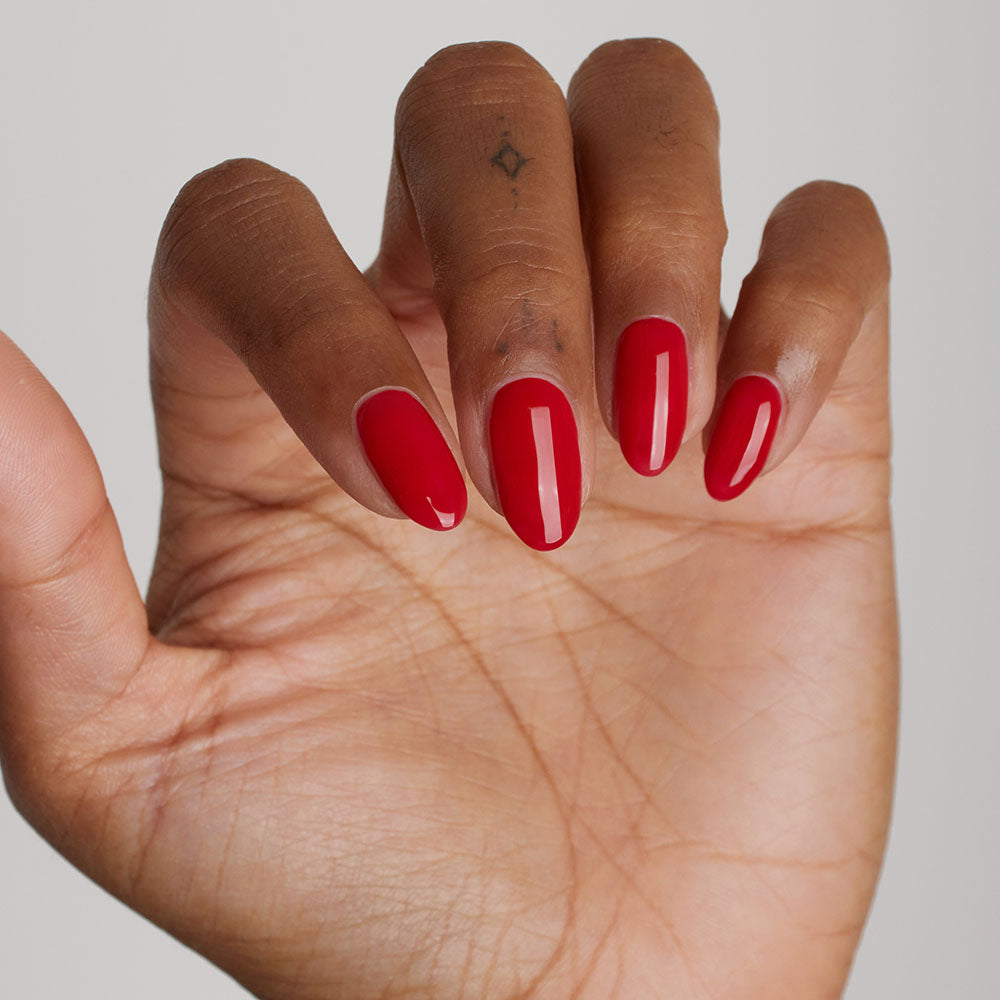 Gelous A Dozen Roses gel nail polish swatch - photographed in New Zealand