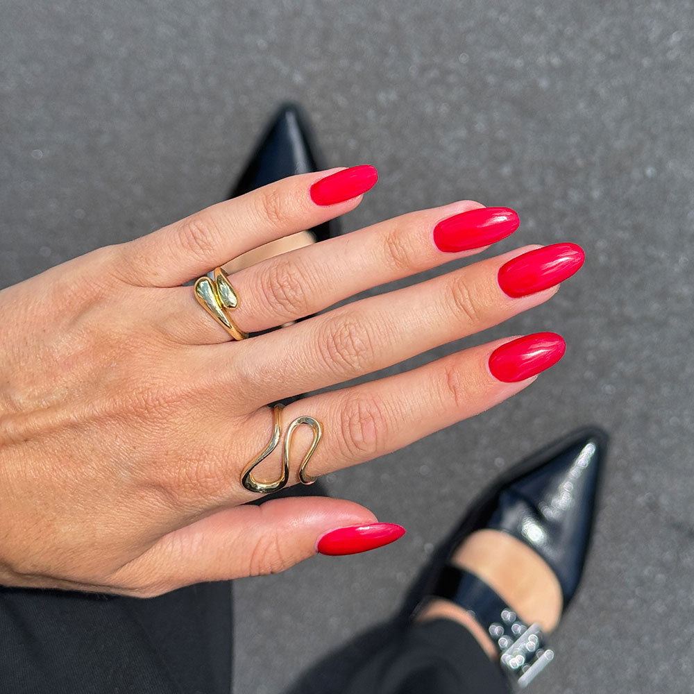 Gelous A Dozen Roses gel nail polish - photographed in New Zealand on model