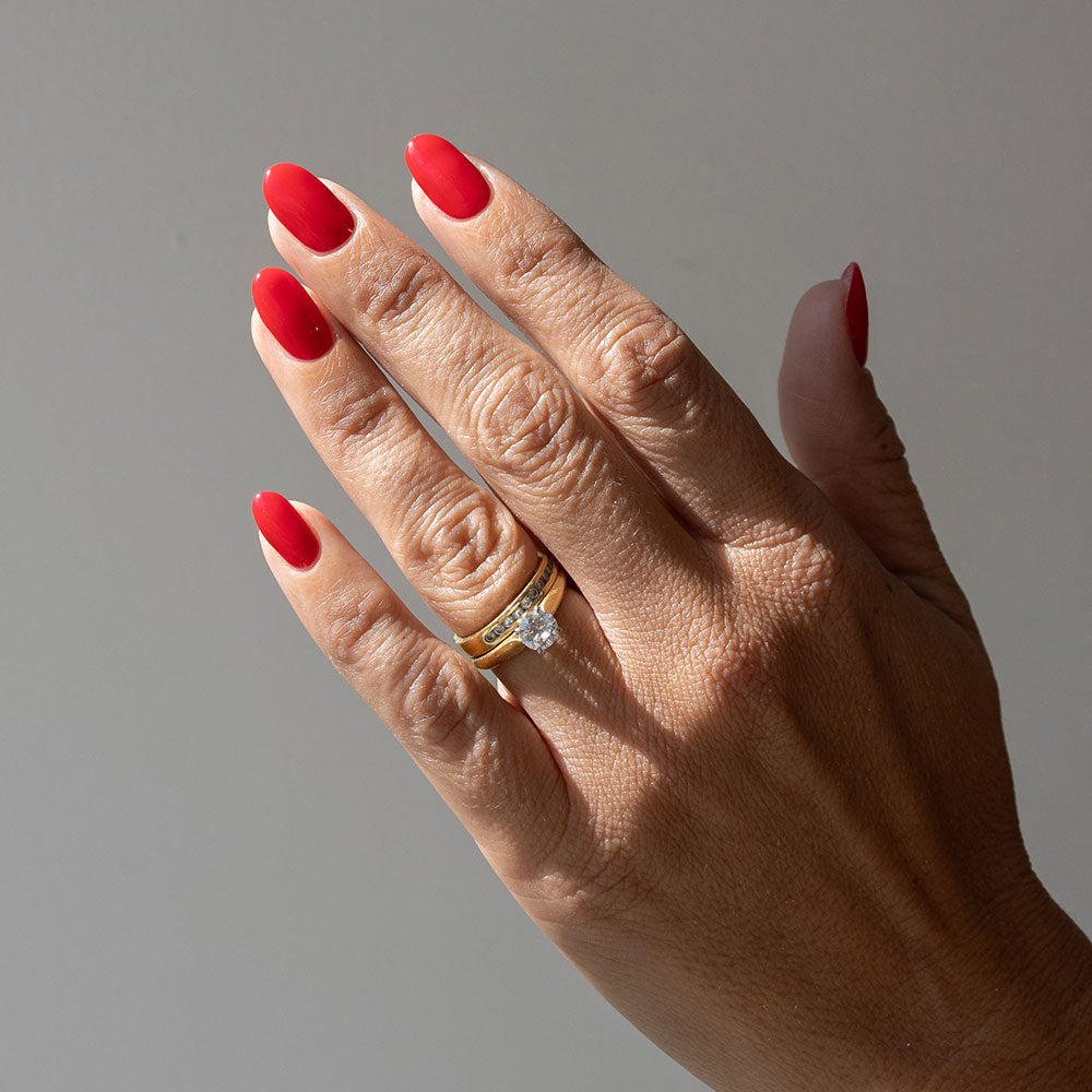 Gelous A Dozen Roses gel nail polish - photographed in New Zealand on model