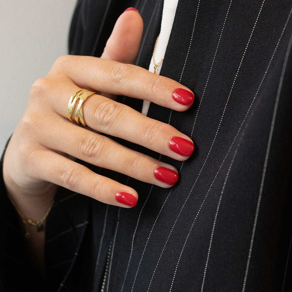 Gelous A Dozen Roses gel nail polish - photographed in New Zealand on model