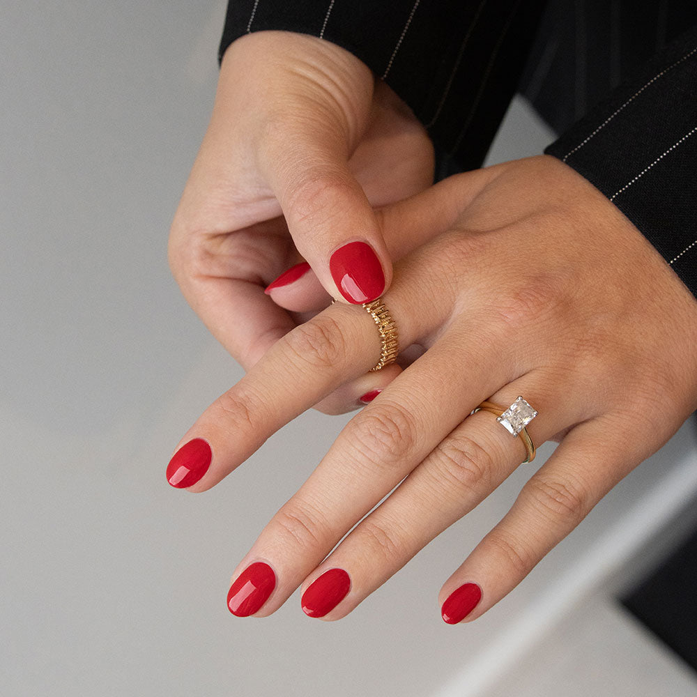 Gelous A Dozen Roses gel nail polish swatch - photographed in New Zealand