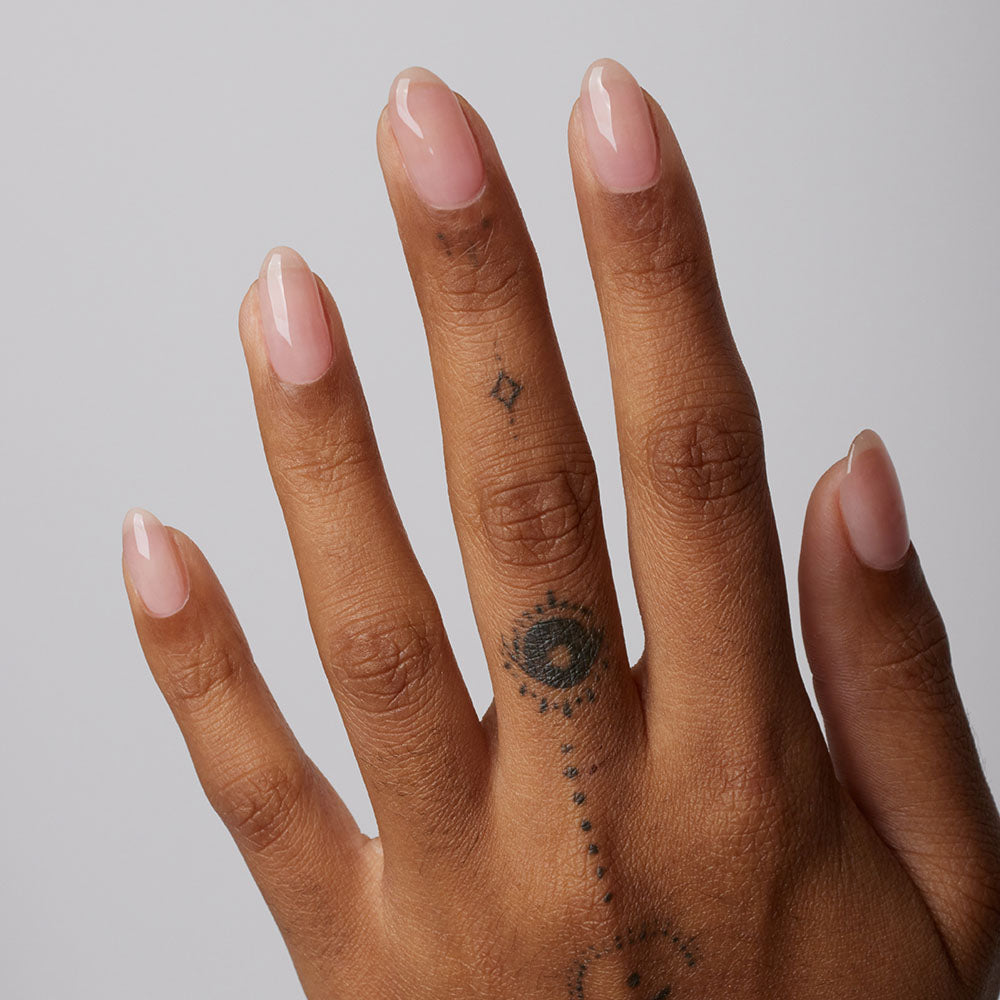 Gelous A Hint Of Pink HEMA & TPO-Free gel nail polish - photographed in New Zealand on model