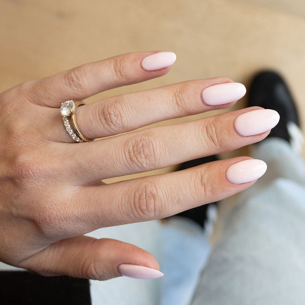 Gelous A Little Bit Nude gel nail polish swatch - photographed in New Zealand