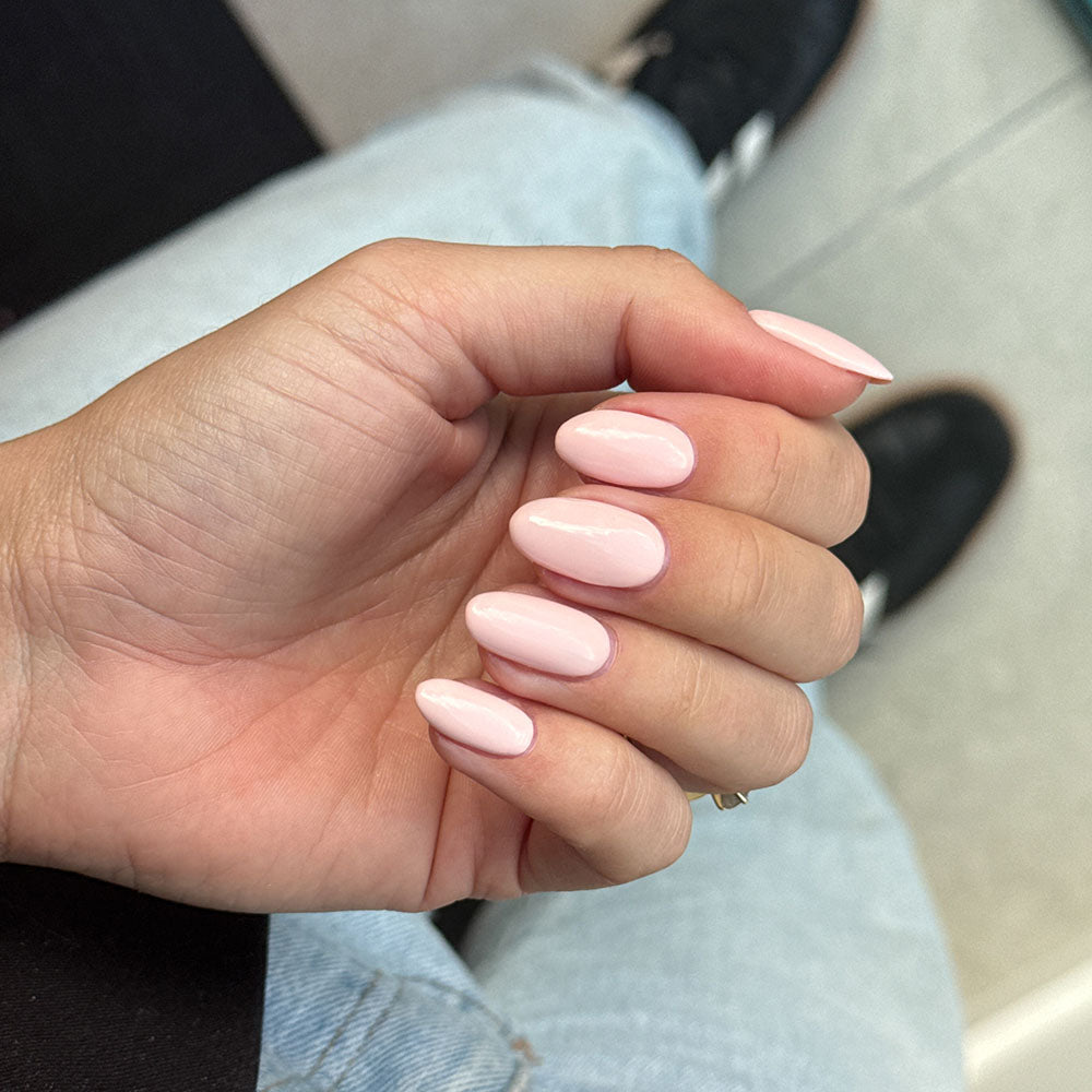 Gelous A Little Bit Nude gel nail polish swatch - photographed in New Zealand