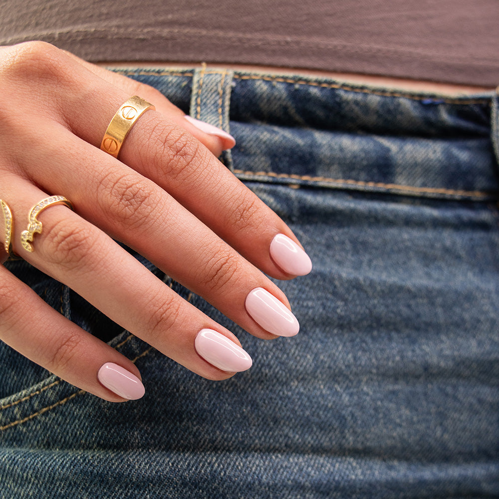 Gelous A Little Bit Nude gel nail polish - photographed in New Zealand on model
