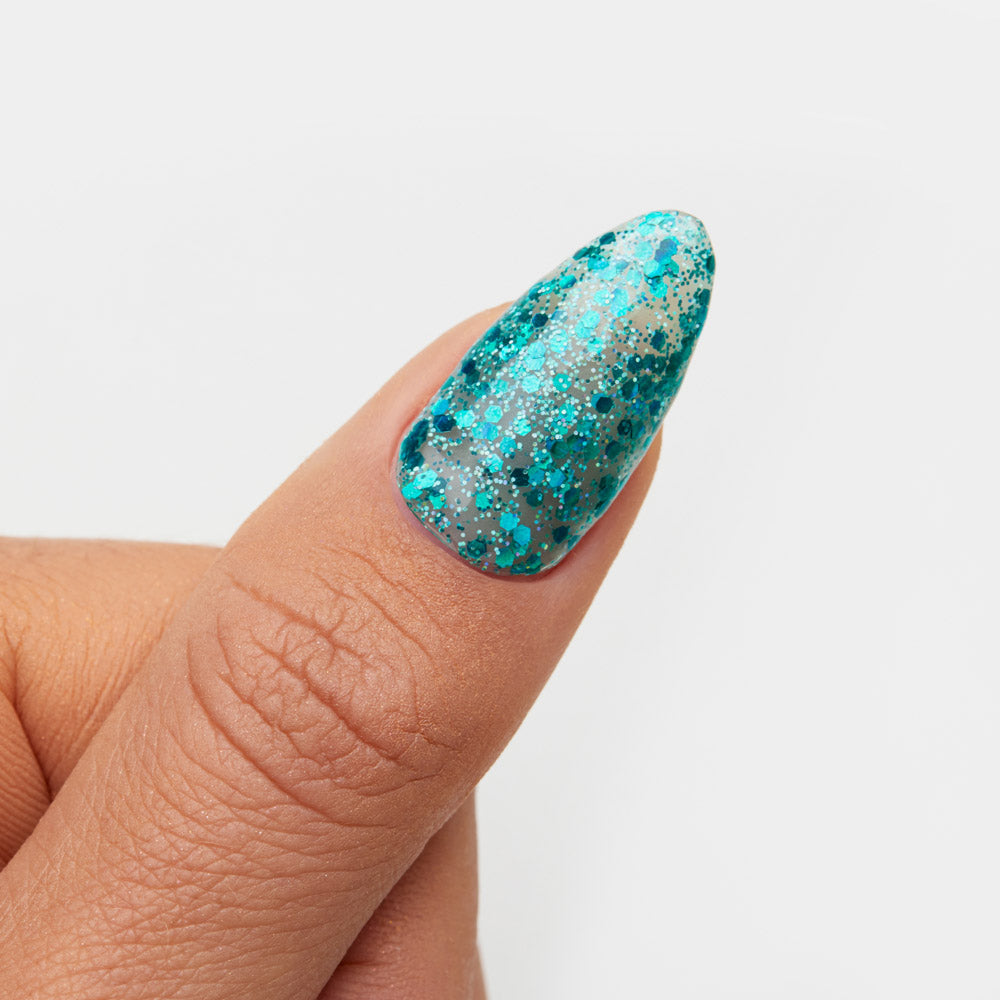 Gelous A Mermaid&#39;s Tale gel nail polish swatch - photographed in New Zealand