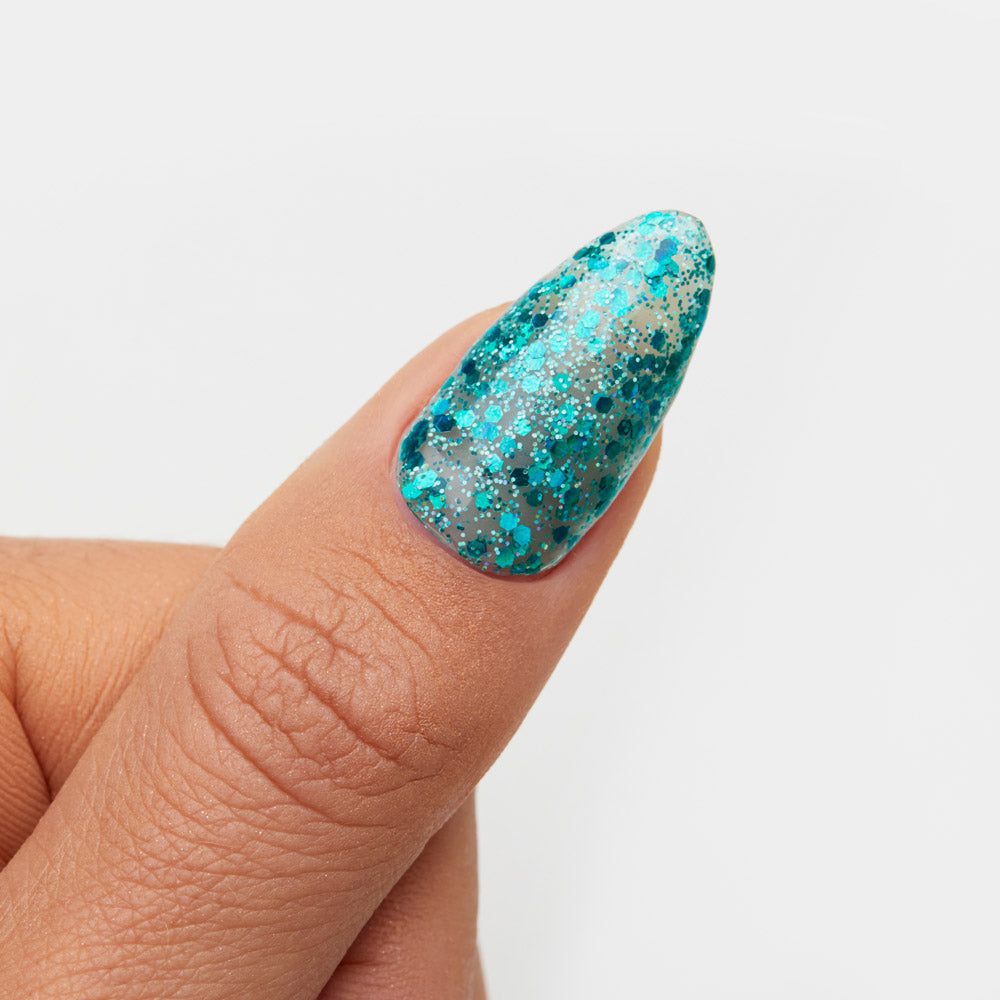 Gelous A Mermaid's Tale gel nail polish swatch - photographed in New Zealand