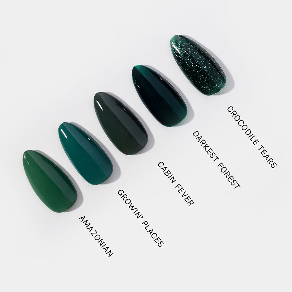 Gelous Amazonian gel nail polish comparison - photographed in New Zealand