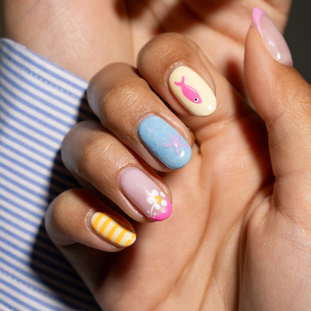 Gelous Bahama Mama gel nail polish - photographed in New Zealand on model