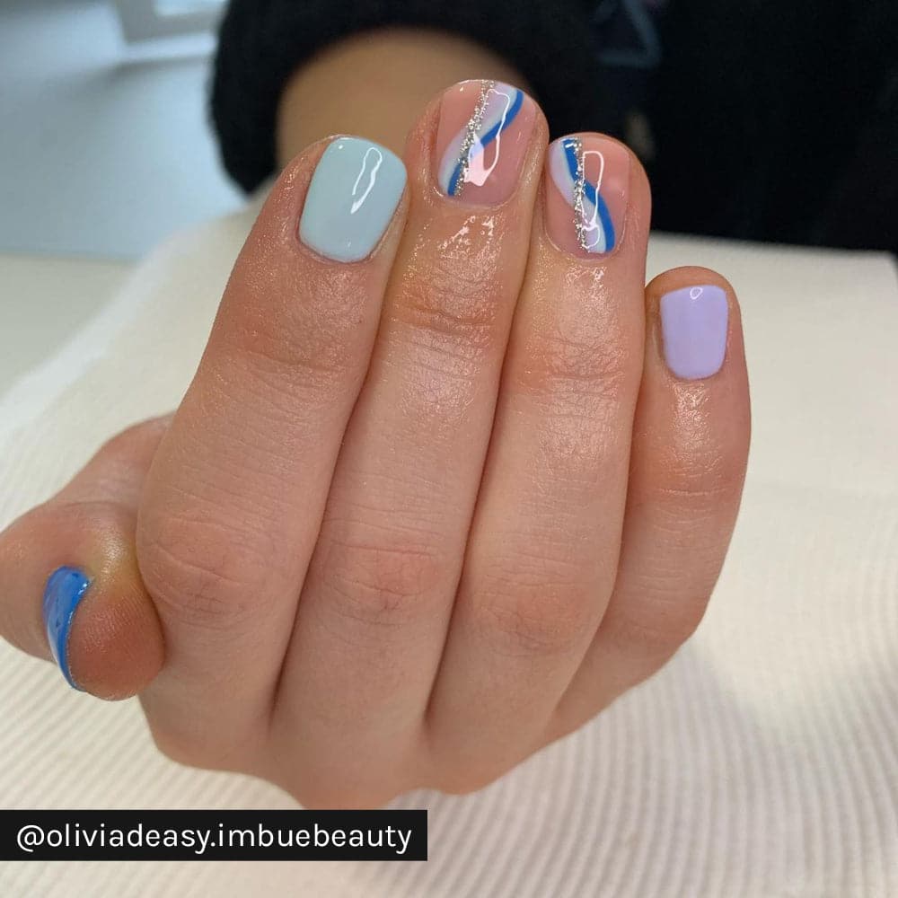 Gelous Baby Blues gel nail polish - Instagram Photo