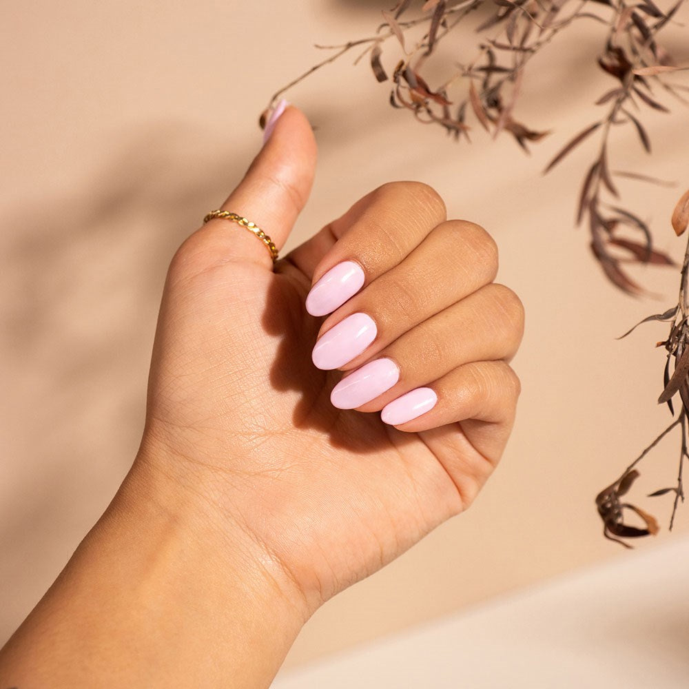 Gelous Birthday Cake HEMA & TPO Free gel nail polish - photographed in New Zealand on model