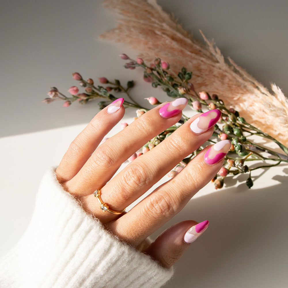 Gelous Birthday Cake HEMA & TPO Free gel nail polish - photographed in New Zealand on model