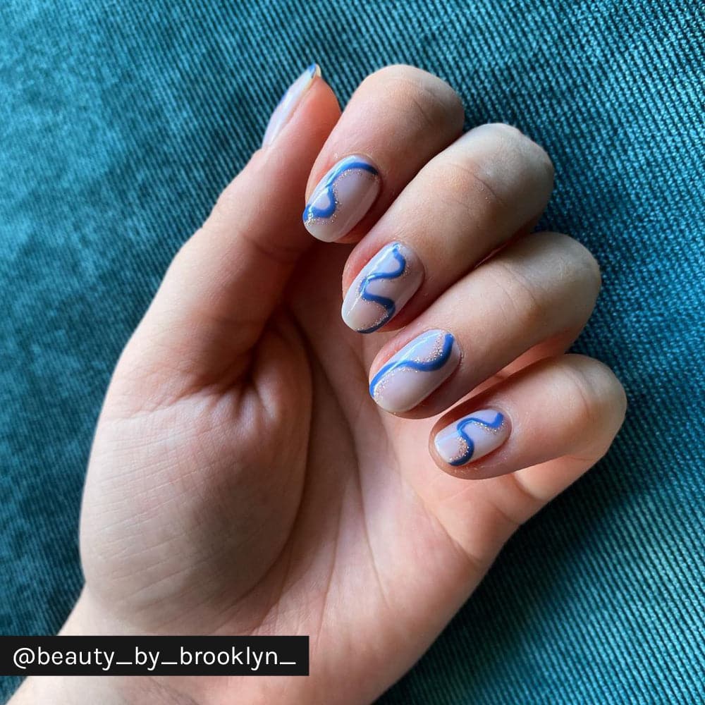 Gelous Blue Haze gel nail polish - Instagram Photo